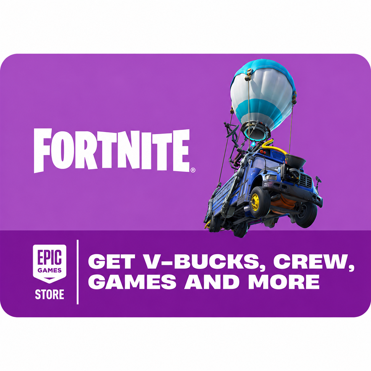 Fortnite Gift Card United States Region – USD (Email Delivery)