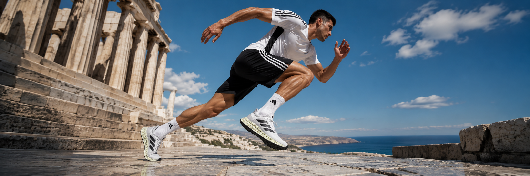 Adidas sportswear and footwear shopping in Greece
