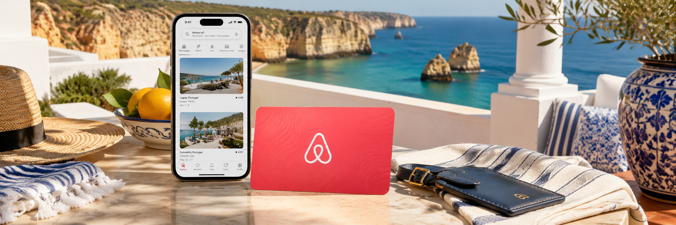 Airbnb Gift Card Portugal travel banner