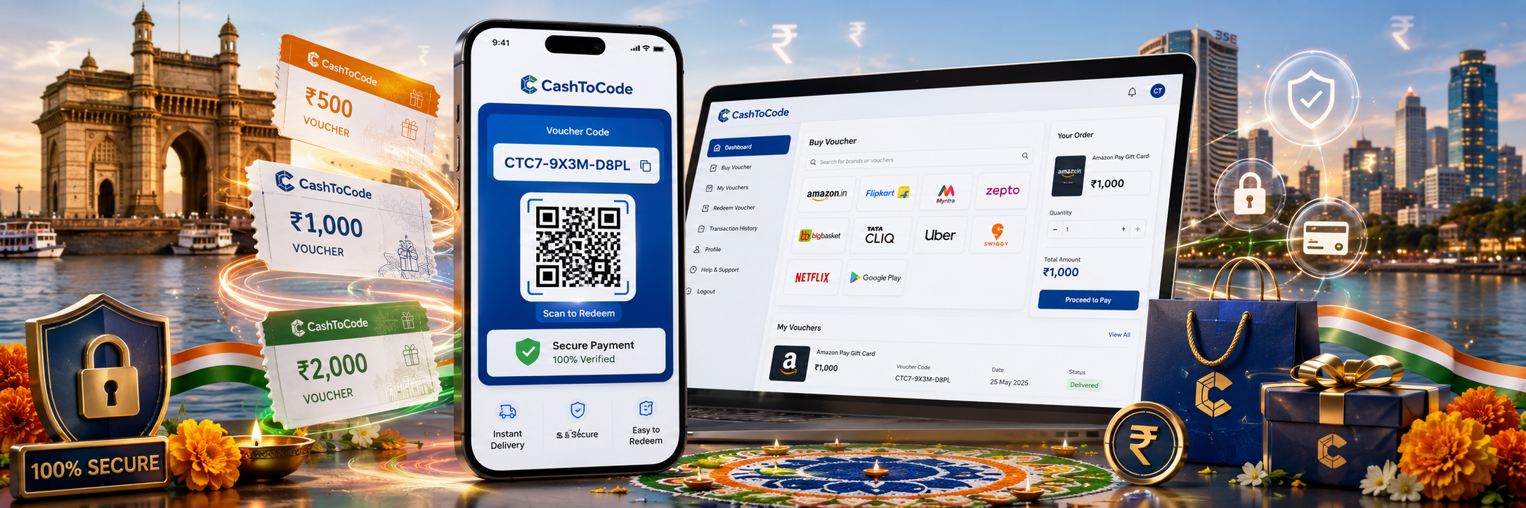 CashToCode Gift Card India