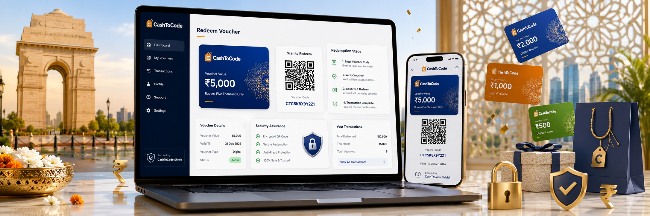 CashToCode prepaid online payment voucher in India