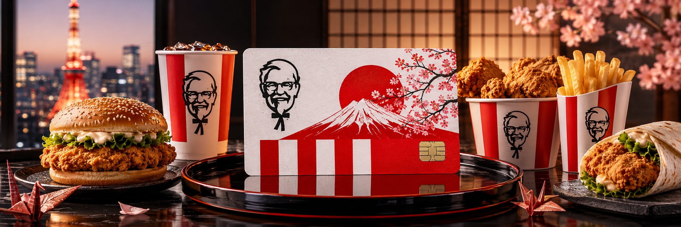 KFC Gift Card Japan meal banner