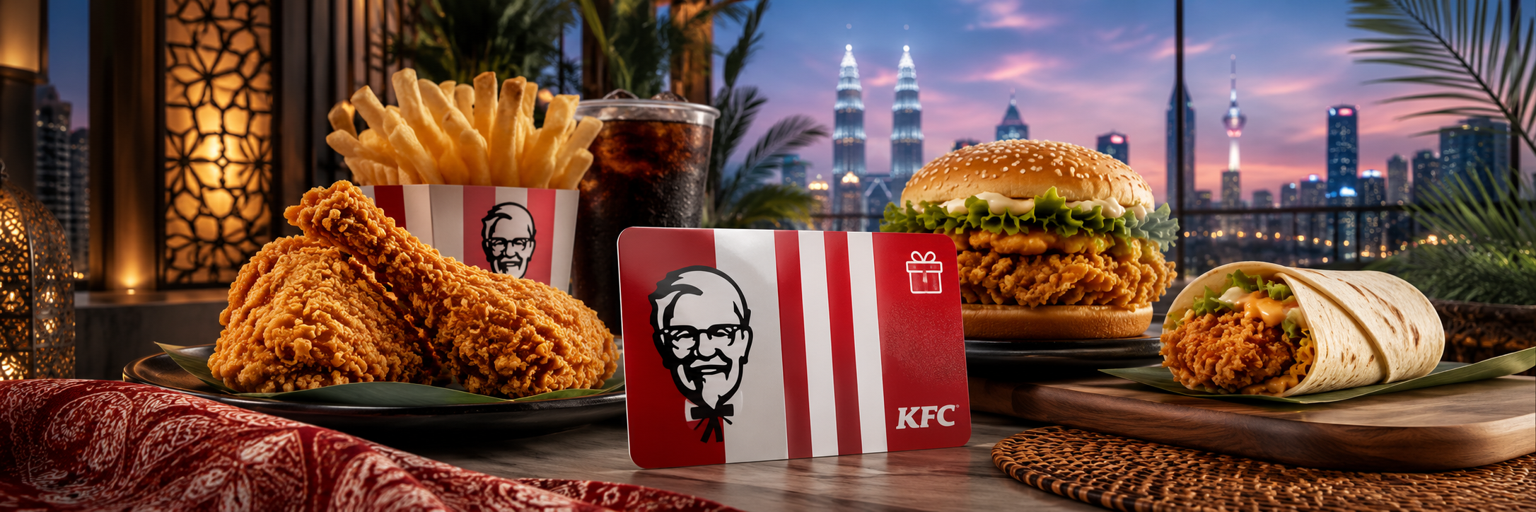 KFC Gift Card Malaysia food banner