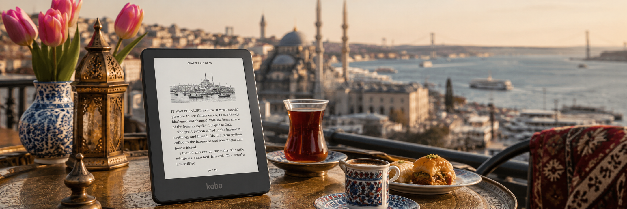 Kobo digital reading gift card for Turkey