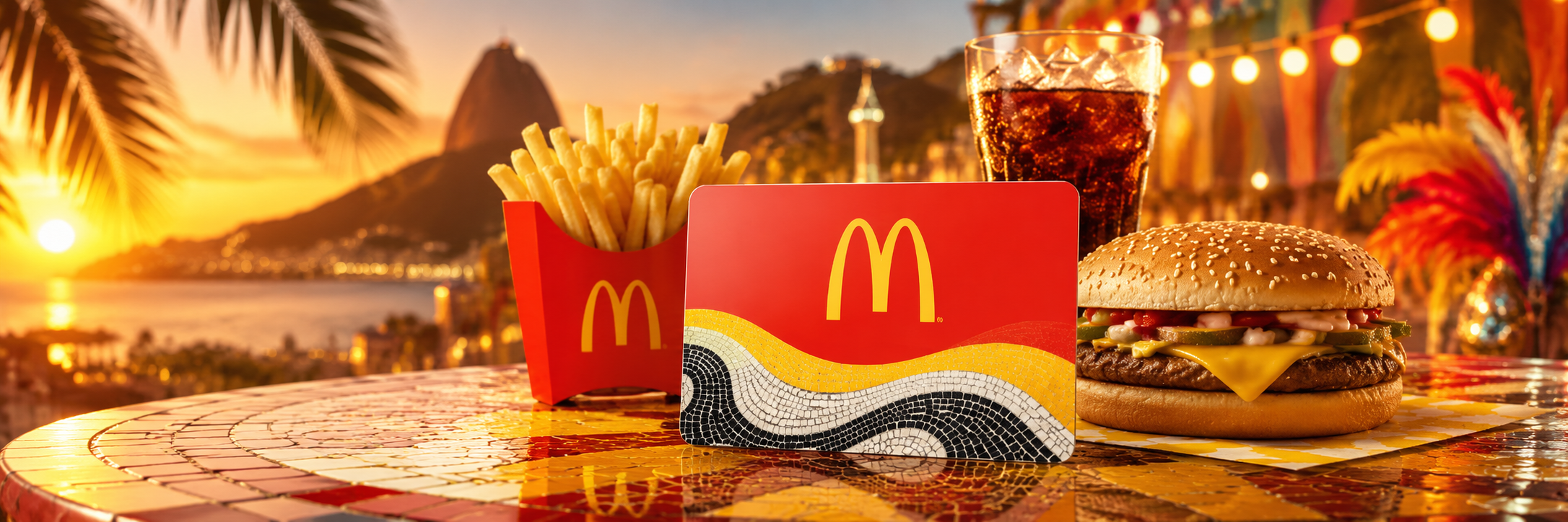 McDonald's Gift Card Brazil meal banner