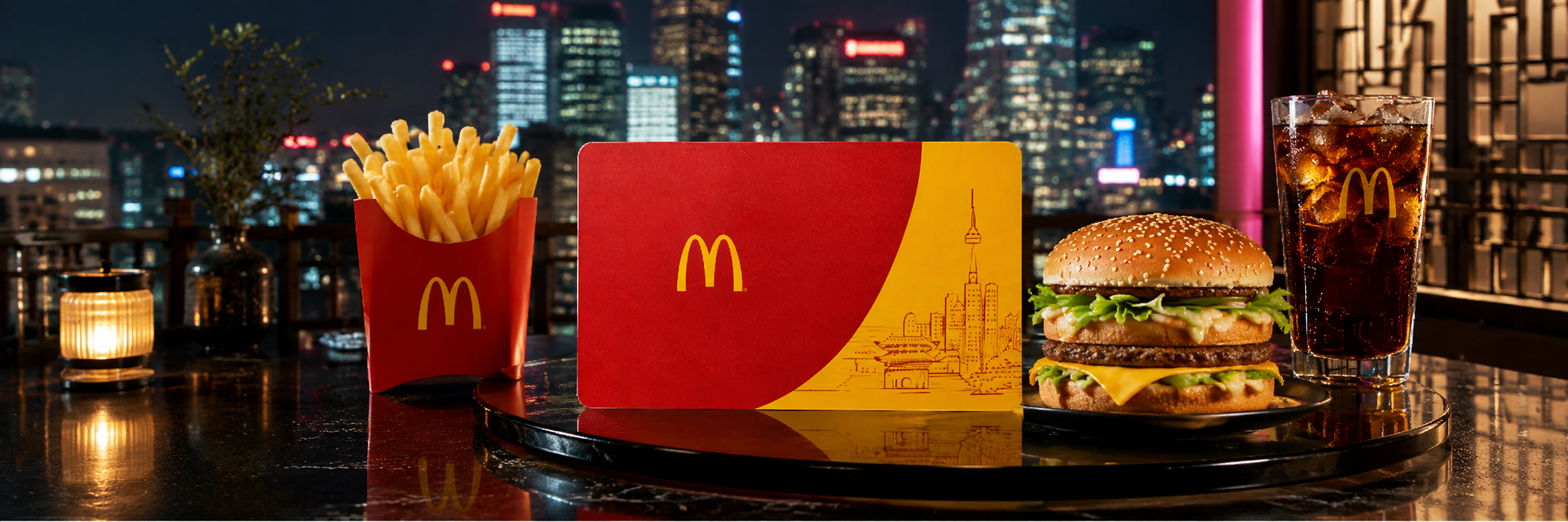 McDonald's Gift Card South Korea food banner