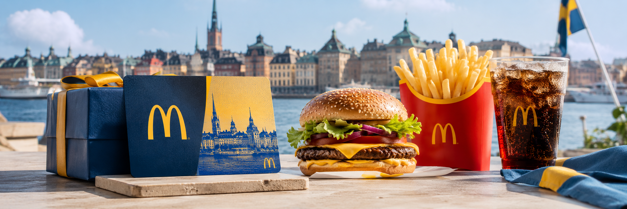 McDonald's Gift Card Sweden banner