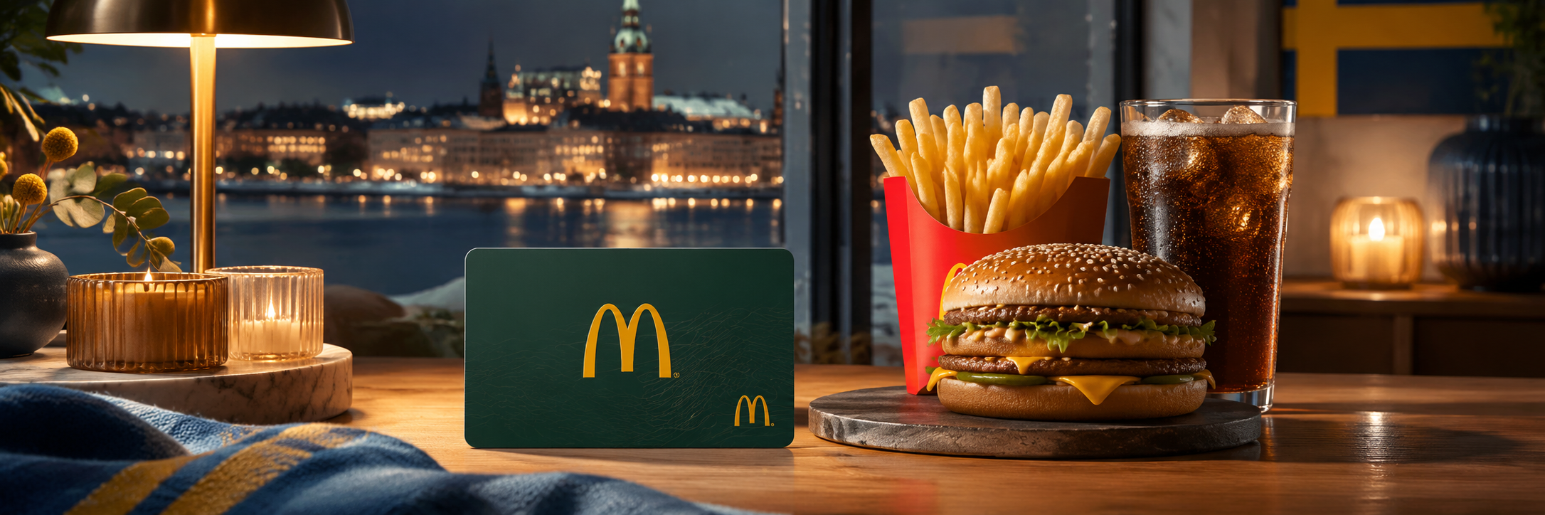 McDonald's Gift Card Sweden food banner