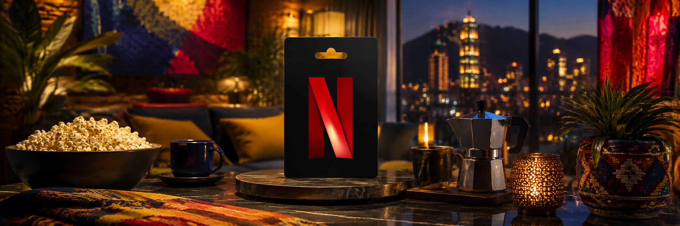 Netflix Gift Card Colombia entertainment banner