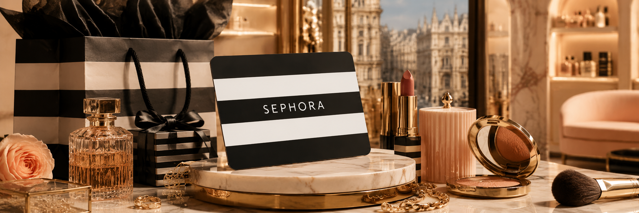 Sephora Gift Card Italy beauty shopping banner