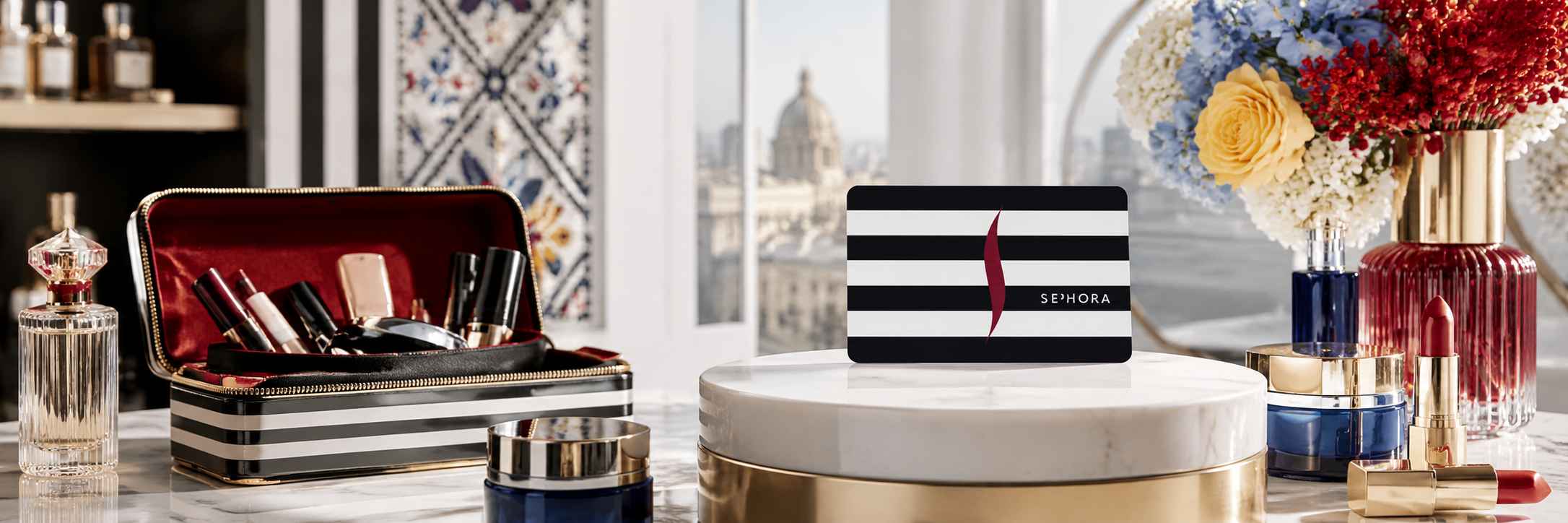 Sephora Gift Card Romania beauty products banner