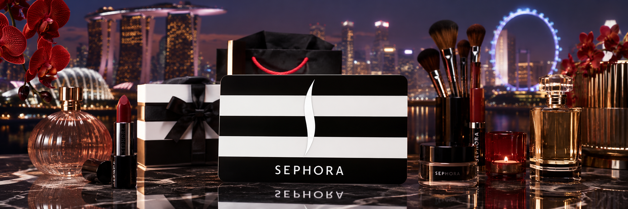 Sephora Gift Card Singapore beauty shopping banner