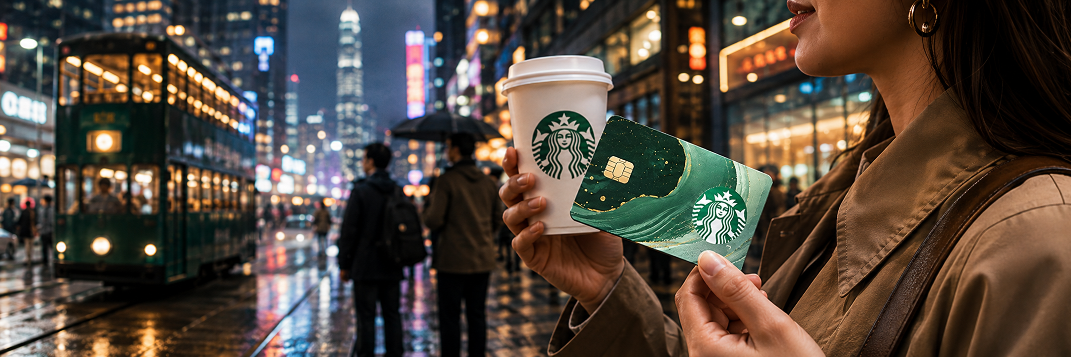 Starbucks Gift Card Hong Kong coffee banner