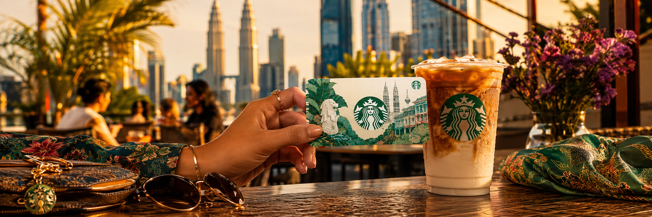 Starbucks Gift Card Malaysia coffee banner
