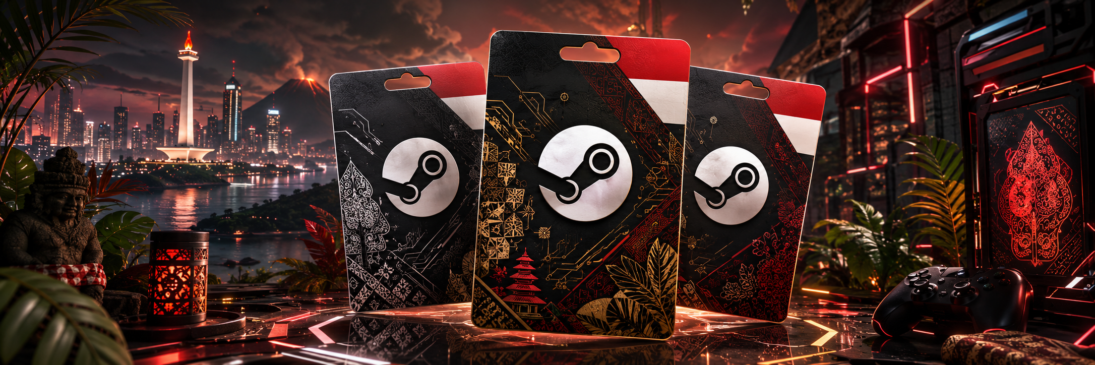 Steam Gift Card Indonesia Banner