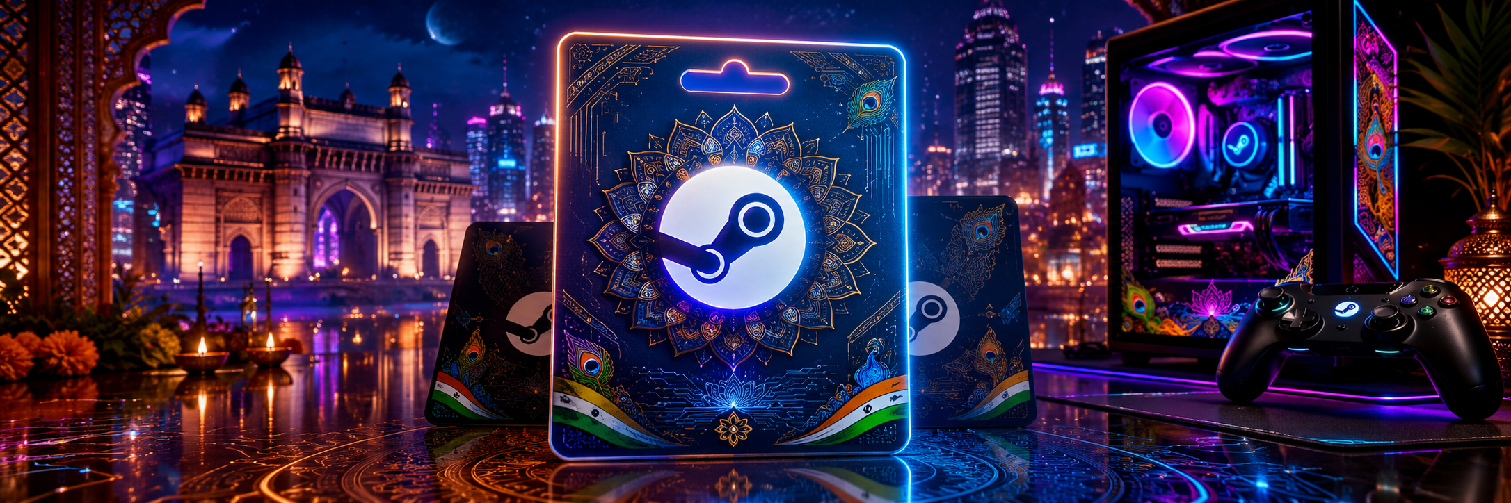Steam Gift Card India Banner