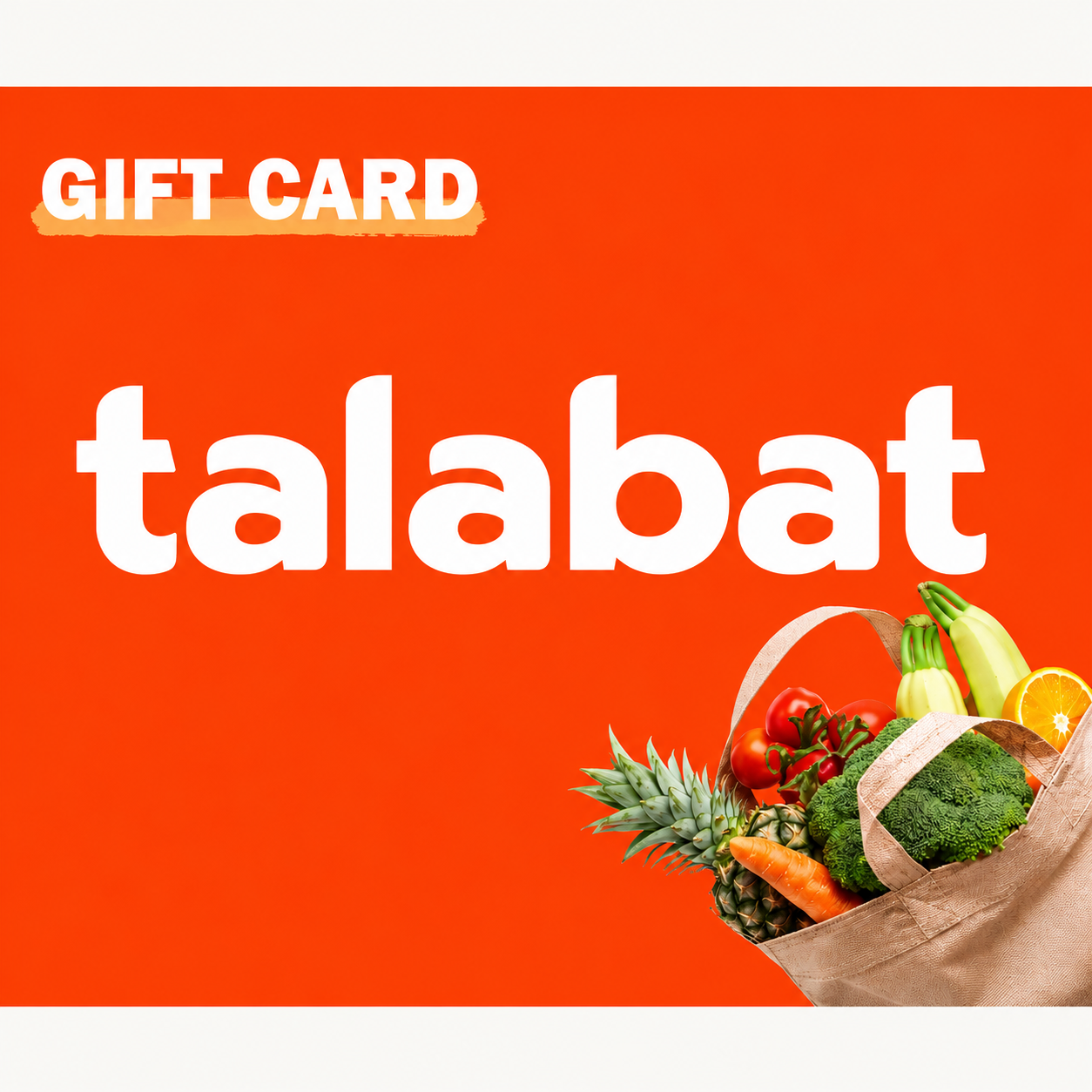 Talabat Gift Cards Jordan Region – JOD (Email Delivery)