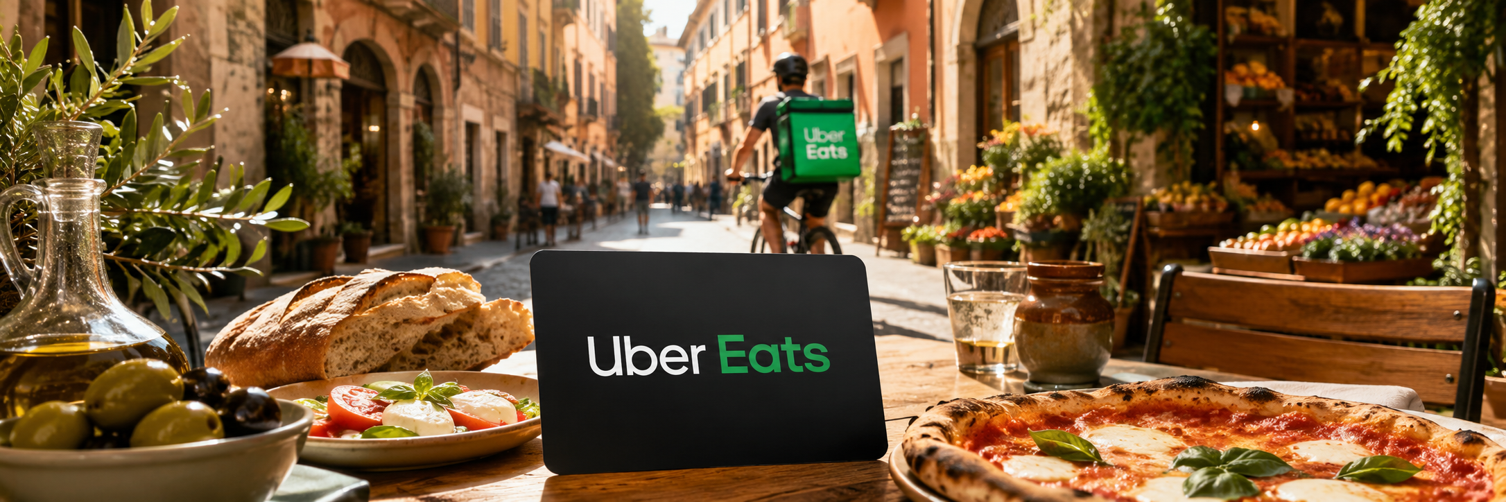 Uber Gift Card EU rides and eats banner