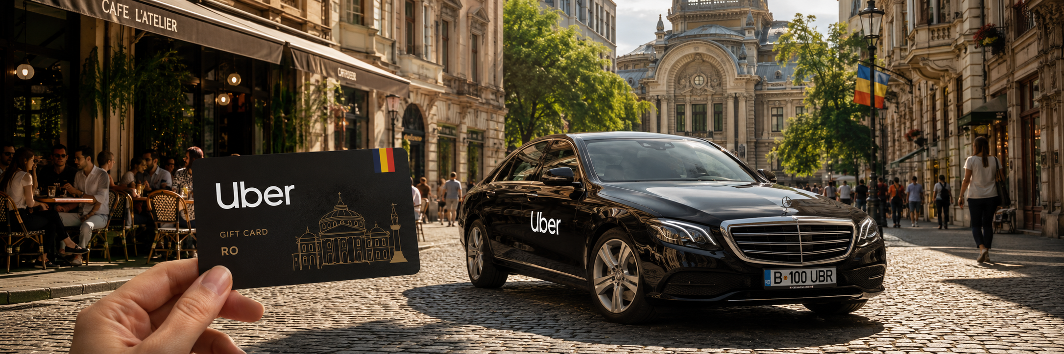 Uber Gift Card Romania banner